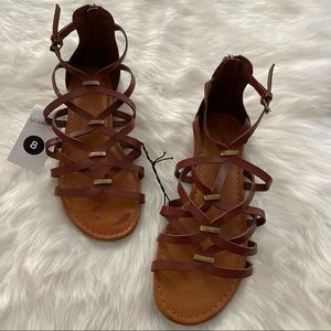 Y2K Universal Threads gladiator sandals NWT